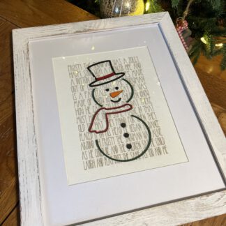 Frosty the Snowman Framed 3D Art